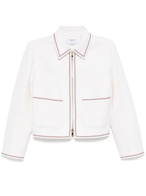 Thom Browne patch pocket golf jacket White FBC934SF0834