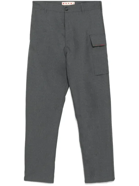Marni cargo straight-leg trousers Grey PUMU0095SUTW83900N60