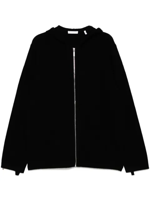 Helmut Lang Mohawk Full Zip-up Hoodie Black O09HM701