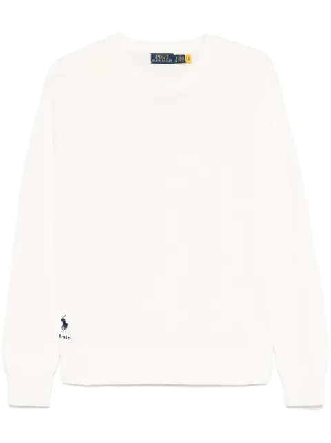 Polo Ralph Lauren Polo-Pony-motif sweater White 211898583003
