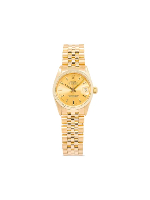 Rolex pre-owned Datejust 31mm Gold 6827