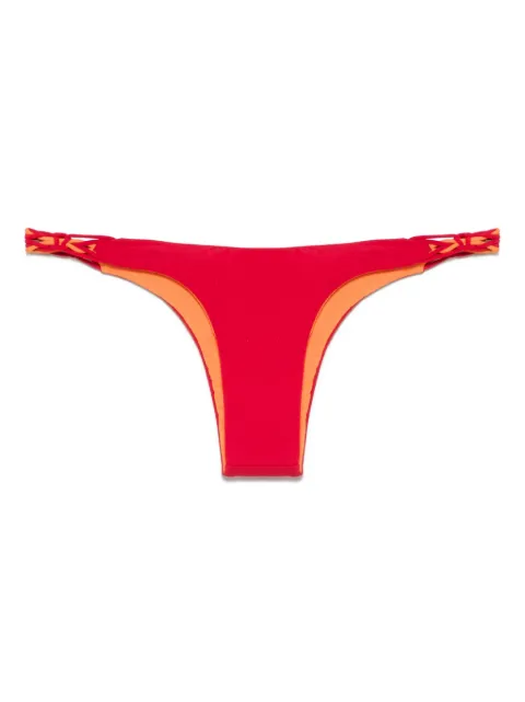 Isa Boulder Tri-Twist bikini bottom Red SS25WSB07