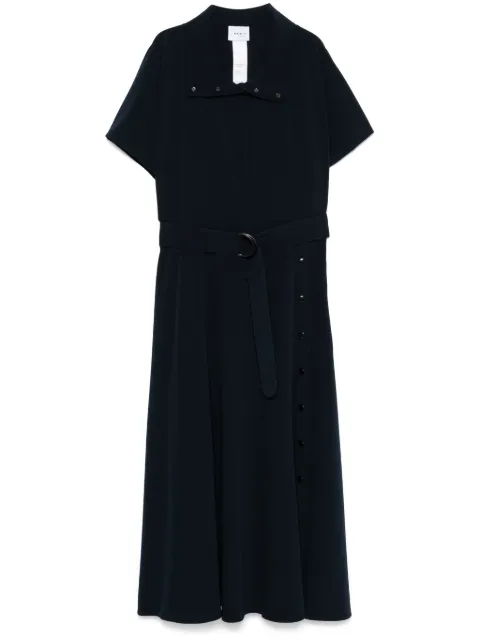 Akris Punto short-sleeve midi dress Blue 061045379