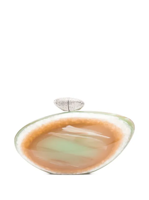 Benedetta Bruzziches Armonia clutch bag Green SS25002