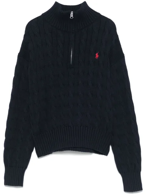 Polo Ralph Lauren cable-knit cotton sweater Blue 211963467002