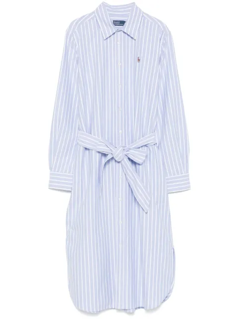 Polo Ralph Lauren striped cotton midi dress Blue 211959901001