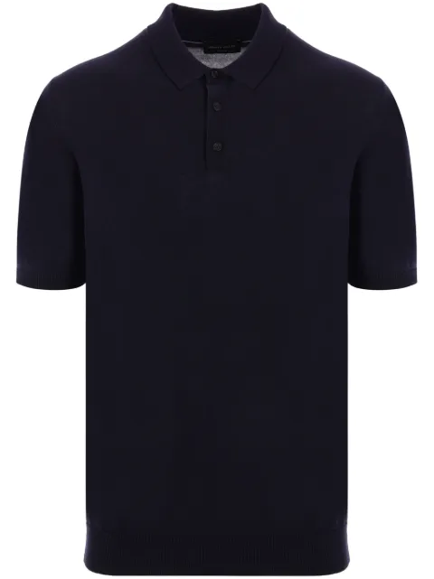 Roberto Collina cotton polo shirt Blue RB10024