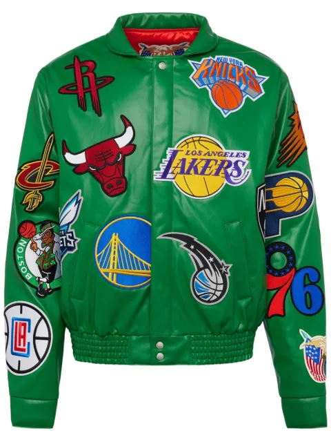 Jeff Hamilton x NBA Collage jacket Green NBA201KGR