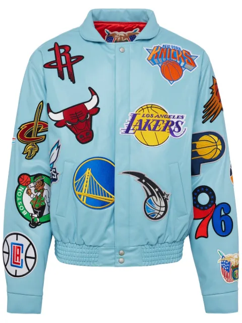 Jeff Hamilton x NBA Collage jacket Blue NBA201CAR