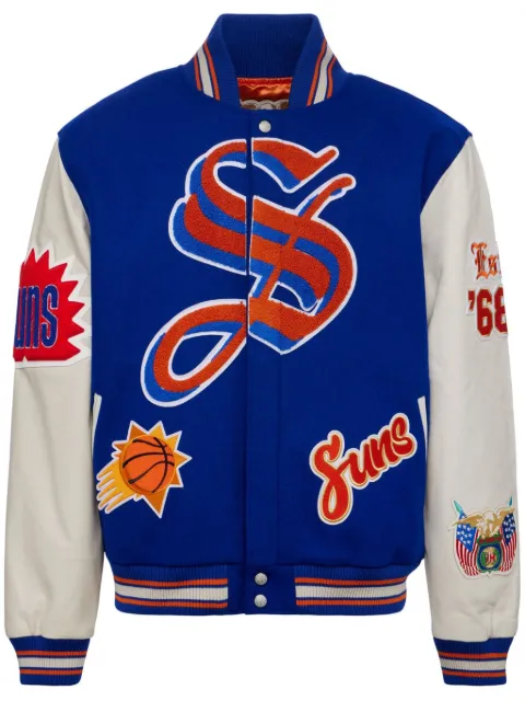 Jeff Hamilton x Phoenix Suns bomber jacket Blue NBA102SUN