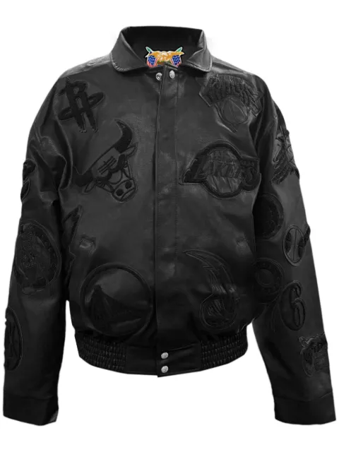 Jeff Hamilton x NBA Collage jacket Black NBA201BLKBLK