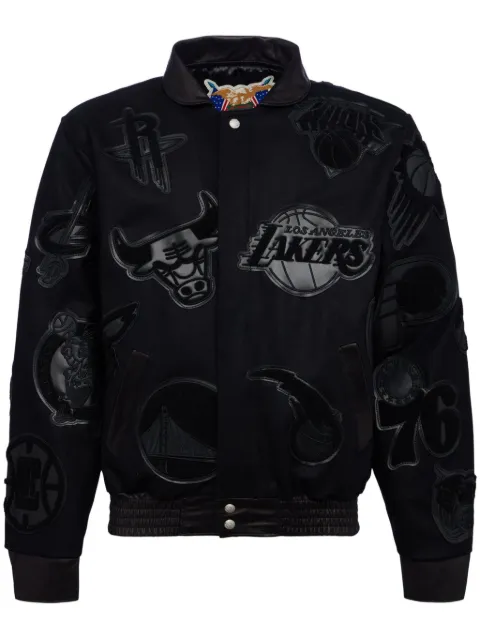 Jeff Hamilton x NBA Collage jacket Black NBA101BLKBLK