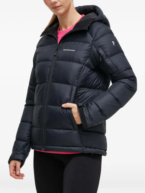 Peak Performance hooded quilted jacket Blue G79632