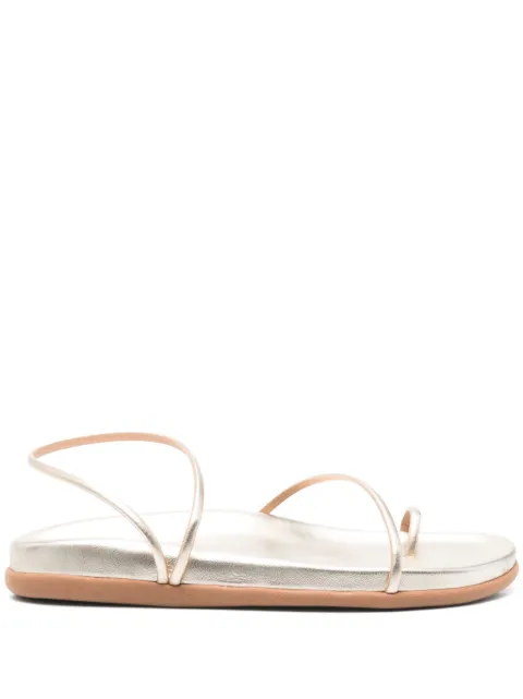 Ancient Greek Sandals Kansiz Footbed sandals Gold KANSIZFOOTBEDSYNTHETICLEATHER