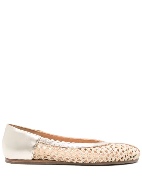 Ancient Greek Sandals Aeropi ballet flats Neutrals AEROPIVACHETTAFABRIC