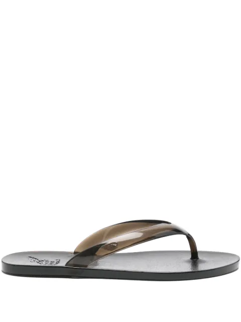 Ancient Greek Sandals translucent-design flip flops Black JELLYFLIPFLOPJELLY
