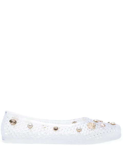 Ancient Greek Sandals Iro ballet flats White IROSHELLSJELLY