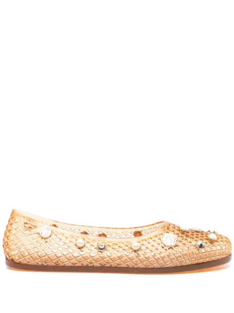 Ancient Greek Sandals Iro ballet flats Brown IROSHELLSJELLY