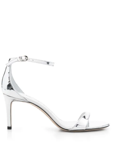 Stuart Weitzman 75mm Nudist II sandals Silver SJ991