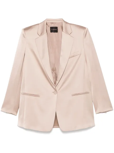 THE ANDAMANE satined blazer Neutrals T173001CTNP229