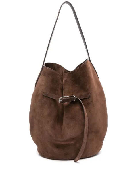 Liffner large buckle-detail shoulder bag Brown CR3934