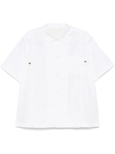 sacai panelled shirt White 2503622M