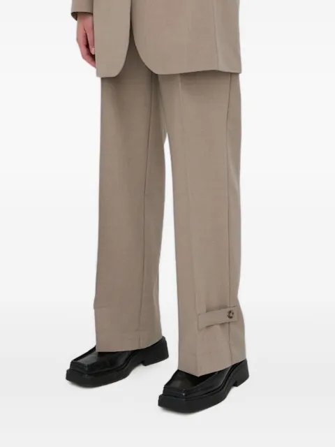 HERSKIND button-fastening tailored trousers Brown 4208519