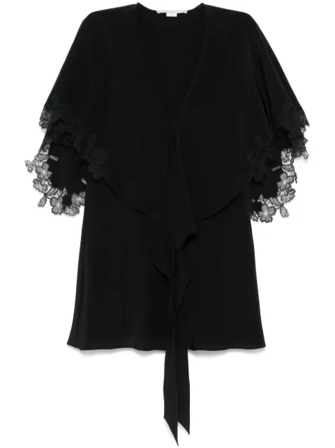 Stella McCartney lace-detailing blouse Black 6T0221SY206