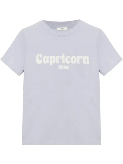 Chloé Capricorn T-shirt Blue CH25SJH08186