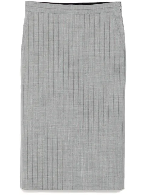 Moschino checked skirt Grey 251EA0114