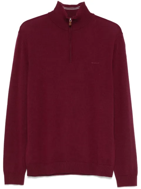 Gant fine-knit merino sweater Red 8050206