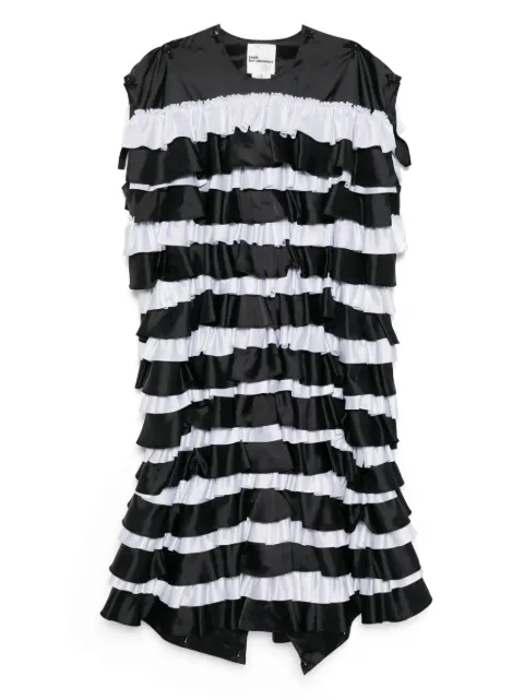 Noir Kei Ninomiya ruffle dress Black 3MO0030511