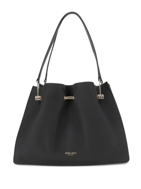 Giorgio Armani bar-detail tote bag Black GW000836AF14187
