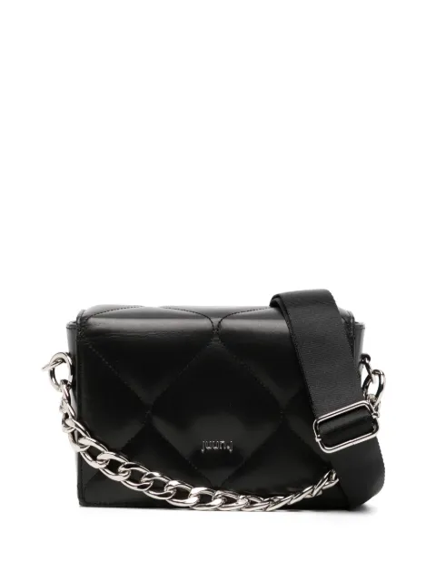 Juun.J leather shoulder bag Black JW29D4W005