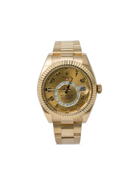 Rolex pre-owned Sky-Dweller 42mm Gold 326938