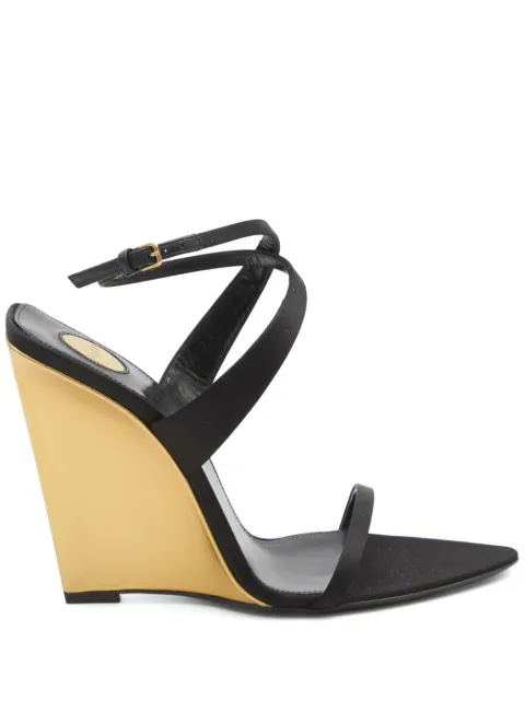 Saint Laurent Salomé sandals Black 8180229QNAO