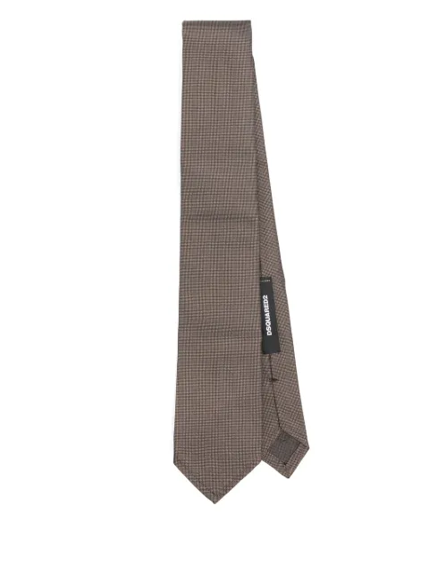 DSQUARED2 silk tie Brown TIM000100SJ0078