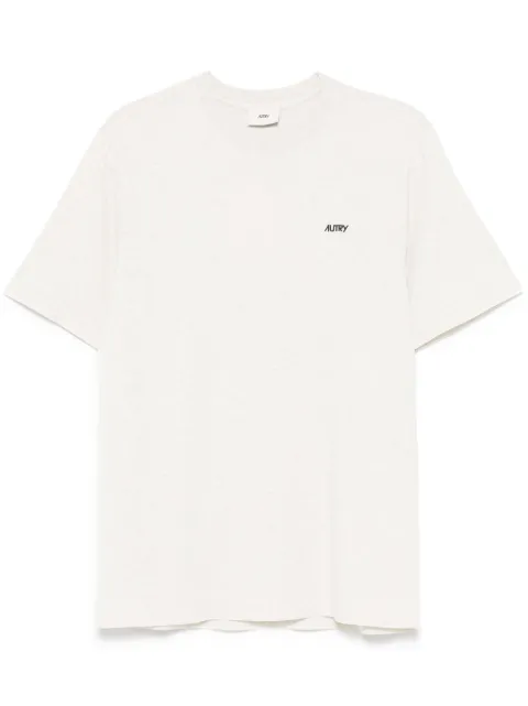 Autry logo-embroidered T-shirt Grey TSPMA7