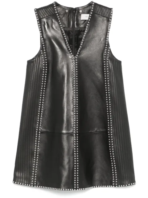 Golden Goose leather mini dress Black GWP02138P001846