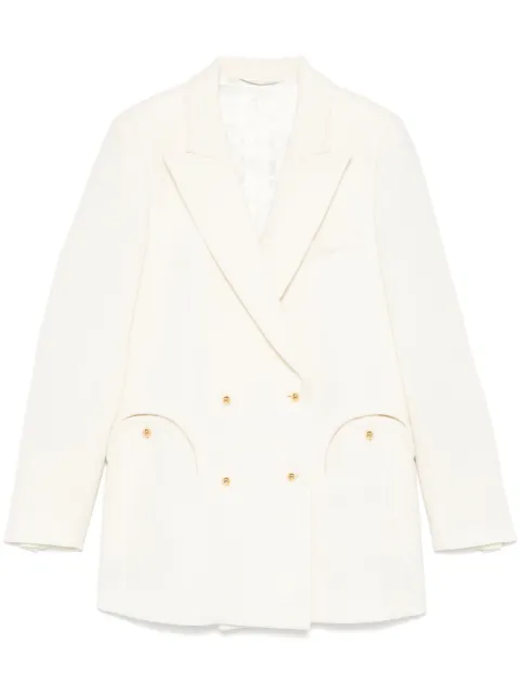 Blazé Milano double-breasted blazer Neutrals BZEBD19REESSE