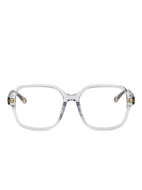 Chloé Eyewear oversize frame glasses White CH0277OA002