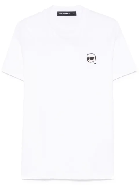 Karl Lagerfeld Karl Ikon-patch T-shirt White 755710500224