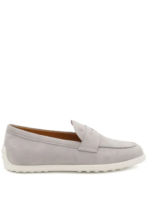 Tod's suede loafers Grey XXW62L0FQ80HR0