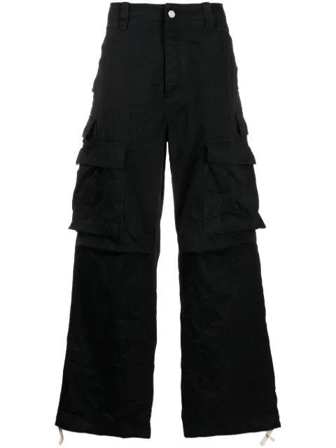 Purple Brand DOUBLE POCKET CARGO "Black" Black P527DCWB124