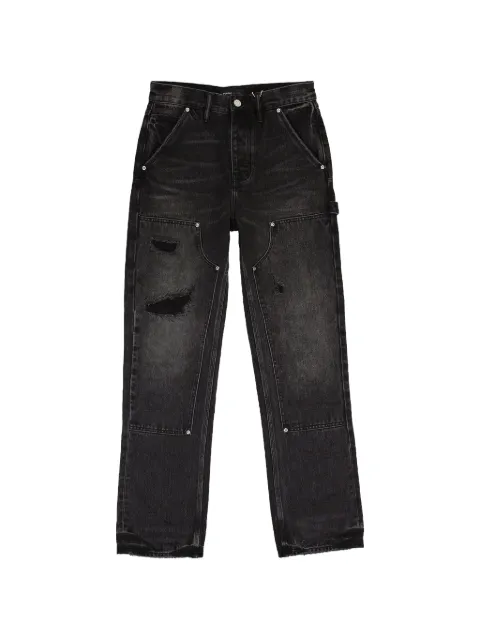 Purple Brand relaxed-fit carpenter jeans Black P015CAWB124