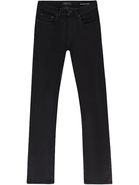 Purple Brand P004 Resin Flare "Black" straight jeans Black P004BLRE823