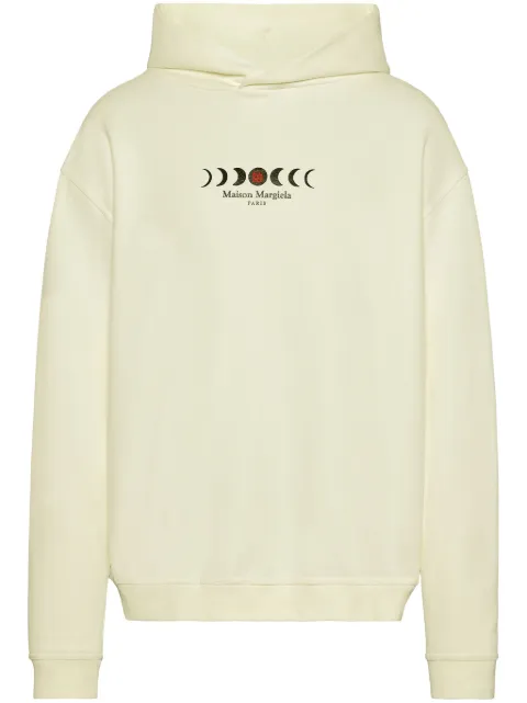 Maison Margiela logo-print hoodie Neutrals S50GU0246S25503