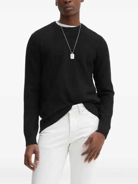 SAMSOE SAMSOE crew-neck sweater Black M24400021