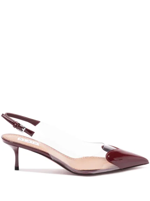 Alaïa LE CŒUR slingback pumps Red AA3E057CK150325
