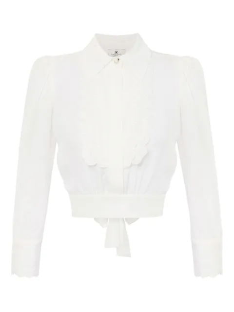 Elisabetta Franchi embroidered-design shirt White CA11452E2